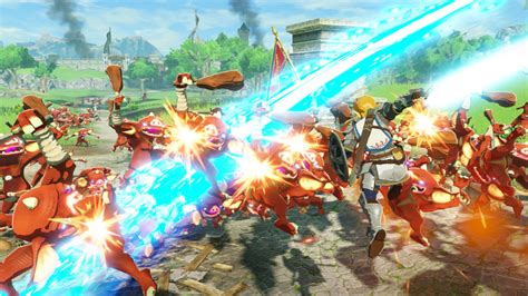 Hyrule Warriors Age of Calamity was co-developed by Koei Tecmo, a developer known for their hack and slash open area action games Dynasty Warriors. . Hyrule warriors gameplay
